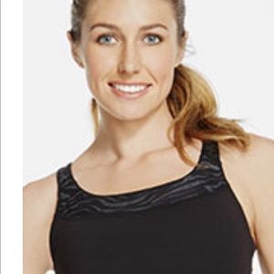 Fabletics high impact zebra print sports bra xs